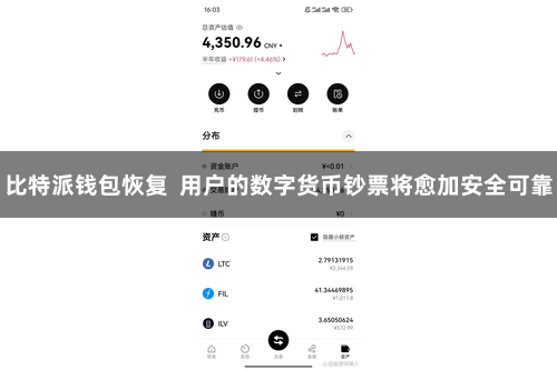 比特派钱包恢复  用户的数字货币钞票将愈加安全可靠