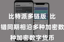 比特派多链版  比特派不错同期相沿多种加密数字货币